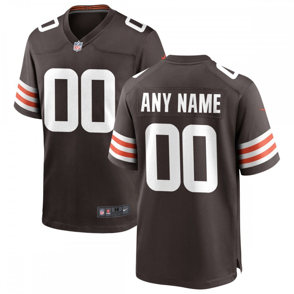 Nike Cleveland Browns Custom Game Jersey - Brown-GridironStore